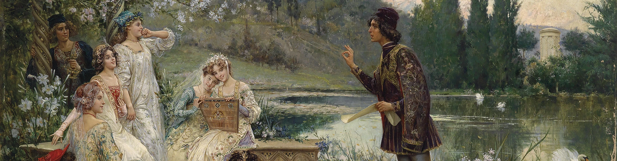 Il Decamerone - 1906, dettaglio